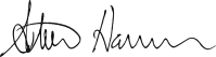 Steve D. Hanson's signature