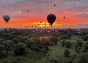 Sunrise over Teotihuacan